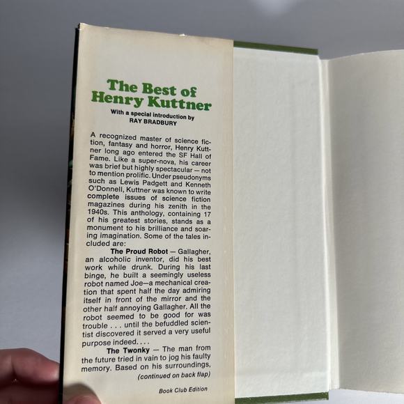 The Best Of Henry Kuttner - Henry Kuttner - Nelson Doubleday - Club Edition - Picture 7 of 8
